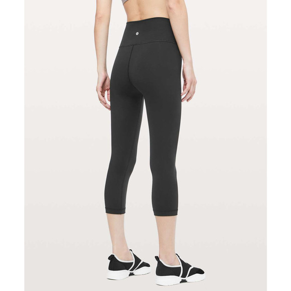 READ DESC Lululemon Wunder Under High-Rise Luxtreme 21" Crop Legging Black 2 - Picture 1 of 12